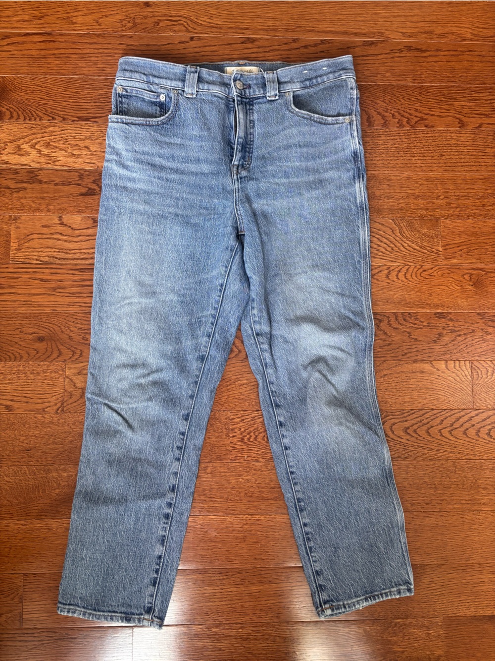 Madewell Women's High-Rise Light Blue Denim Jeans